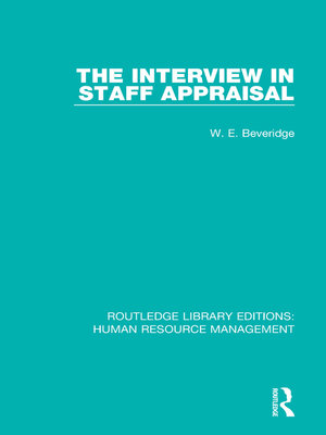 cover image of The Interview in Staff Appraisal